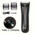 Mens Ball Trimmer Groin Body Hair Trimmer Electric Wet Dry Cordless USB