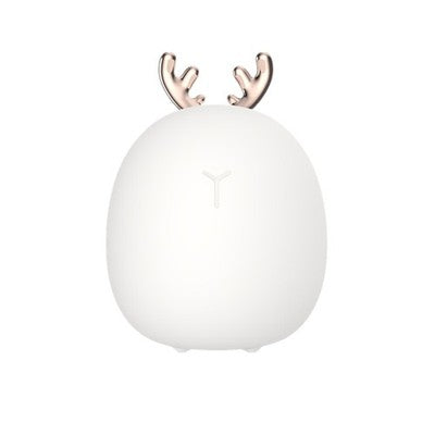 Cartoon Deer Night Light USB Charge Silicone Kids Bedroom