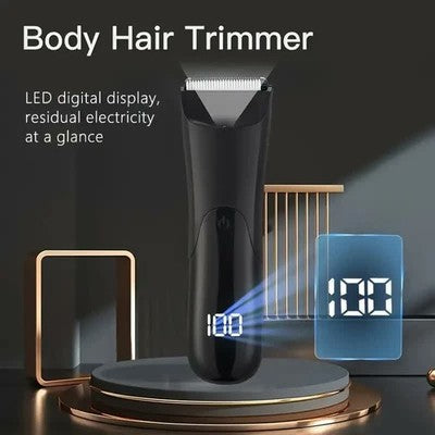 Mens Ball Trimmer Groin Body Hair Trimmer Electric Wet Dry Cordless USB