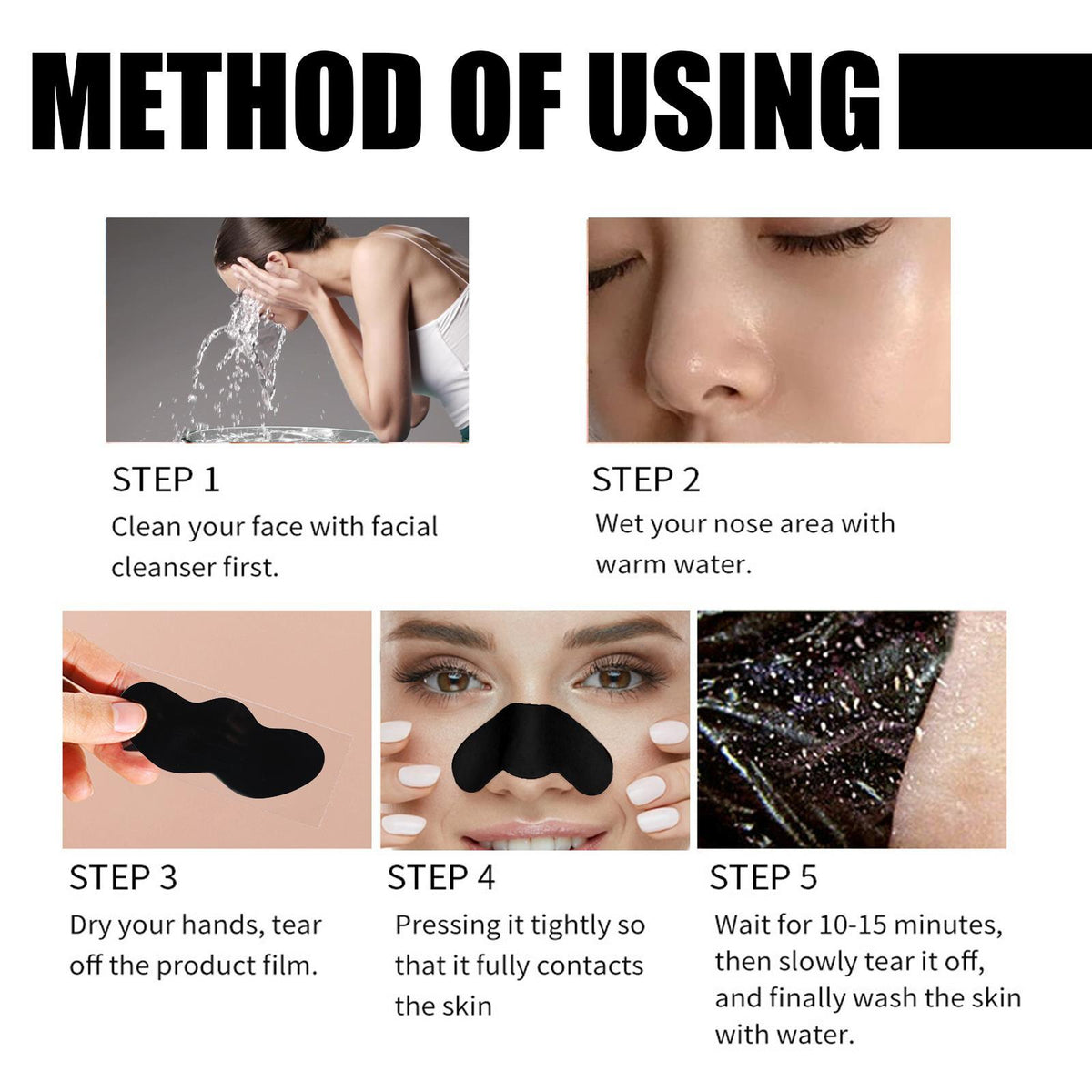 Blackhead Nose Patches 10pc