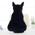 Giant Black Cat Plush Pillow - 70cm Long Cat Stuffed Animal