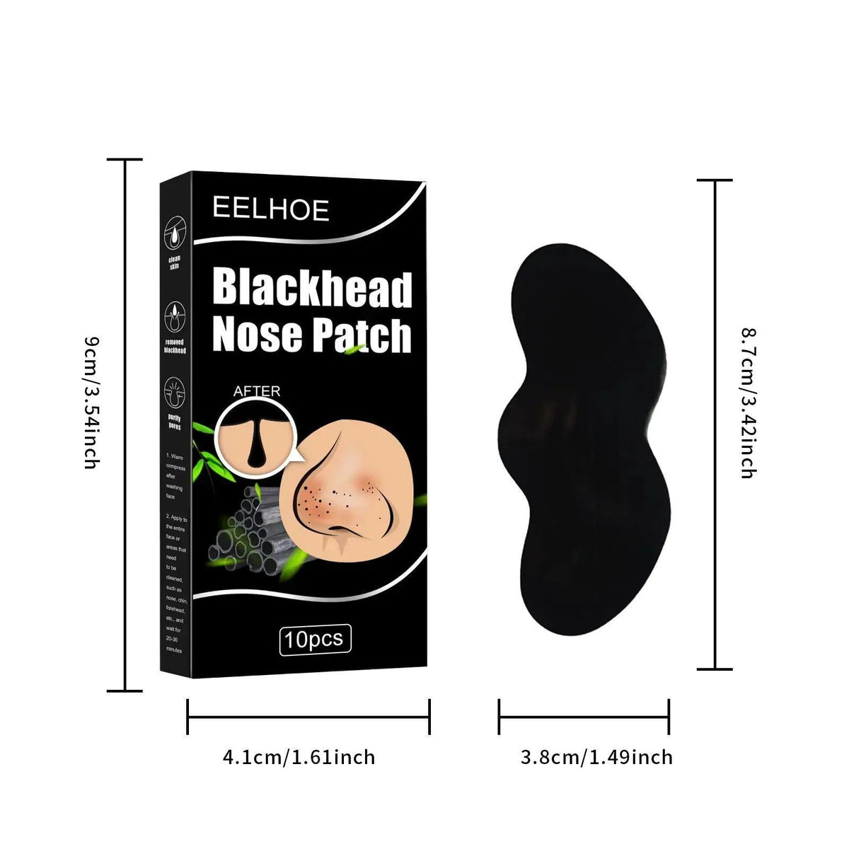 Blackhead Nose Patches 10pc