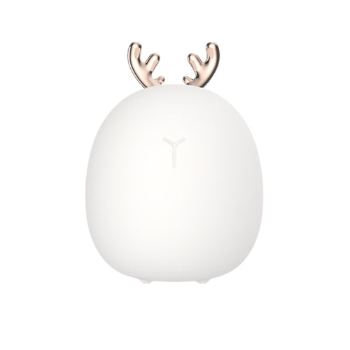 Cartoon Deer Night Light USB Charge Silicone Kids Bedroom