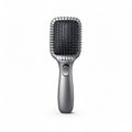 Self-cleaning hair brush with one-key hair removal button and anti-static bristles